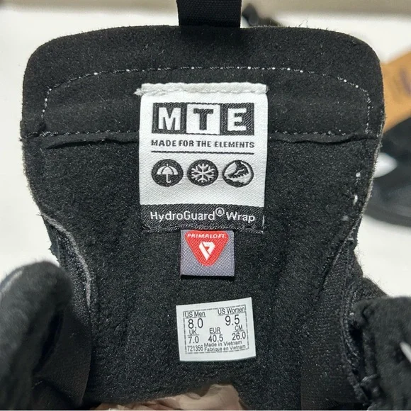 Vans UltraRange EXO MTE-1 Mountain Edition Black White All weather Sneakers M8 - Picture 11 of 14